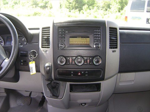 12 Passenger Mercedes Sprinter - Cabin View