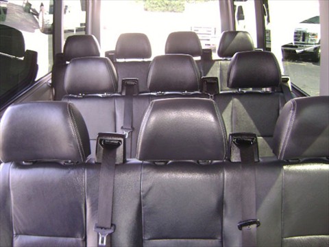 12 Passenger Mercedes Sprinter - Seating View