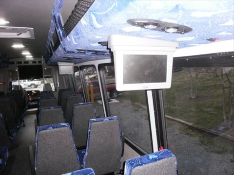 44 Passenger Bus - Middle Flat Screen View